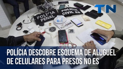 Polícia descobre esquema de aluguel de celulares para presos no ES
