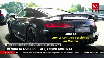 Exhiben compra millonaria de un auto por asesor de Alejandro Armenta; lo devuelve y renuncia