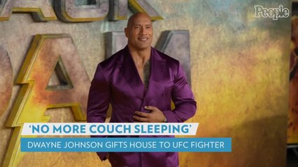 Dwayne Johnson Surprises UFC Fighter Themba Gorimbo with a New House: 'No More Couch Sleeping'