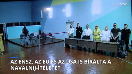 Élesen kritizálja a nyugati világ a Navalnij elleni ítéletet