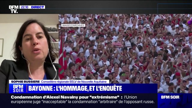 Fêtes de Bayonne: Beaucoup d'habitants quittent la ville pendant les fêtes, regrette Sophie Bussière (EELV)