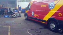 Motociclista fica ferido ao sofrer queda no Brasmadeira