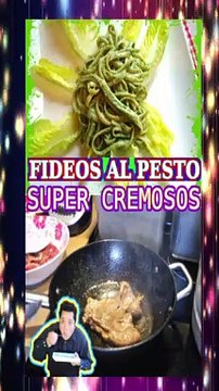 tallarines verdes cremosos al pesto #peru #tallarines #recetas #masterchef #food-2