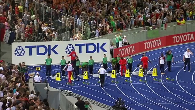Usain Bolt's 100m world record in Berlin World Athletics Championships