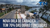 Nova orla de Cariacica tem 70% das obras concluídas