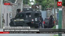 Operativo en casa de fiscal de Morelos podría ser por caso Ariadna Fernanda