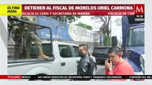 Fiscalía General de Justicia de mensaje tras la aprehensión de Uriel Carmona, fiscal de Morelos