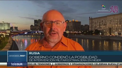 Rusia: Gob. Condenó la posibilidad de intervención militar en Níger