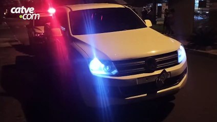 Caminhonete e moto se envolvem em acidente em Toledo