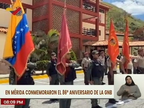 Autoridades del estado Mérida conmemoran 86º aniversario de la Guardia Nacional Bolivariana