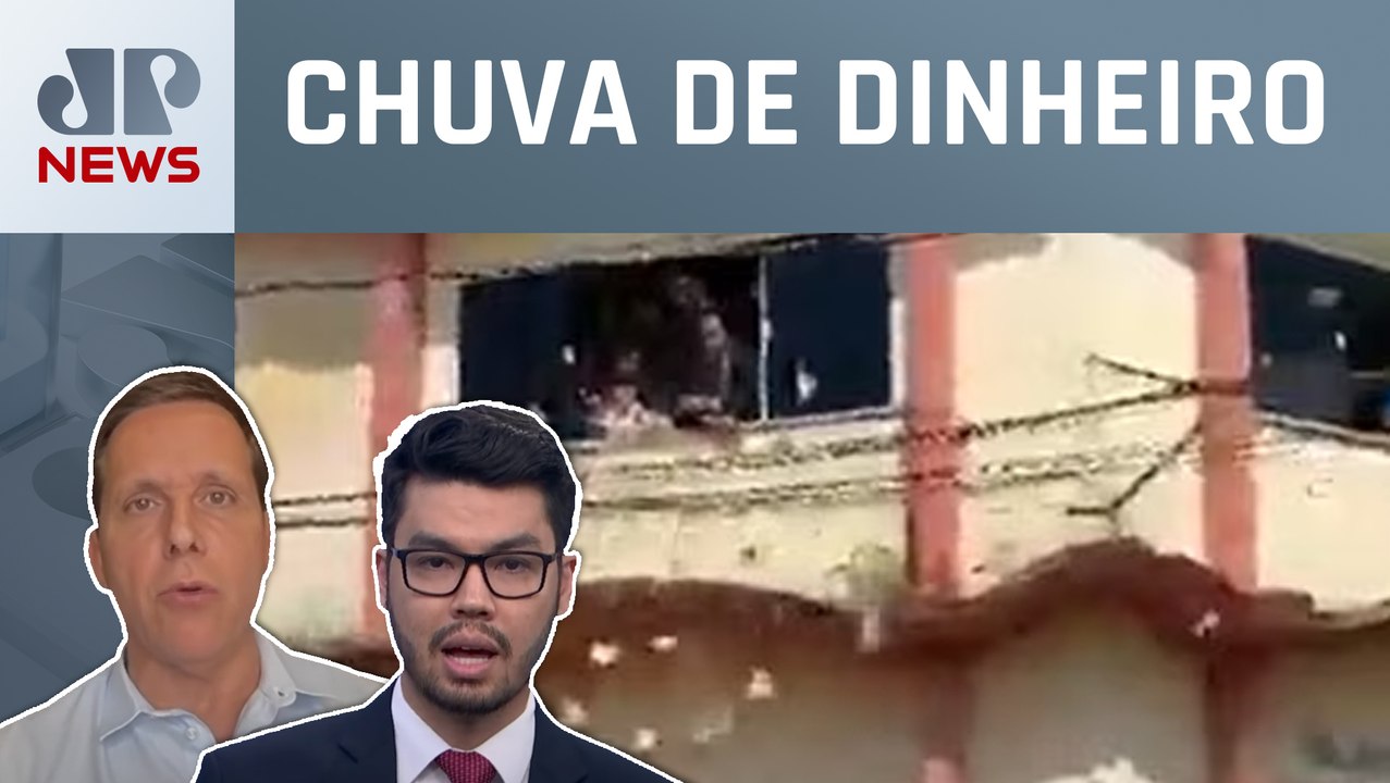 Vereador joga notas pela janela em cidade maranhense; Capez e Kobayashi comentam