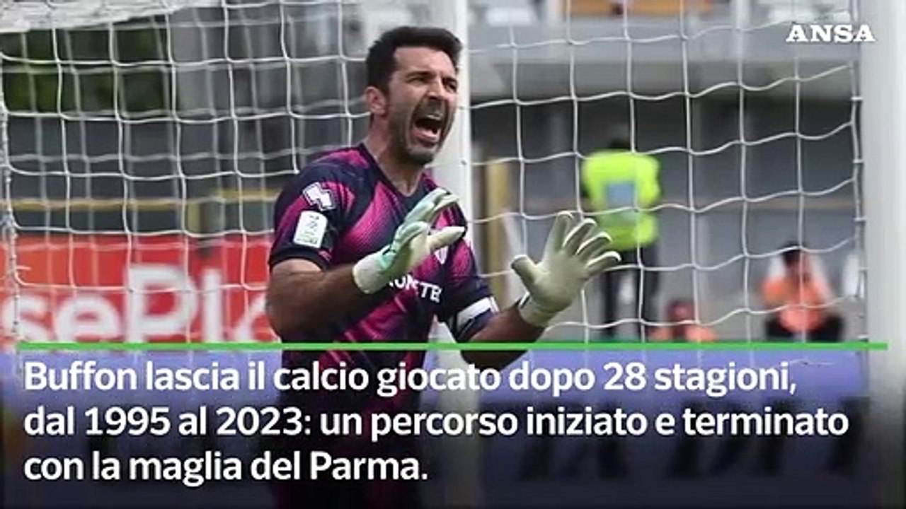 Buffon dice addio al calcio