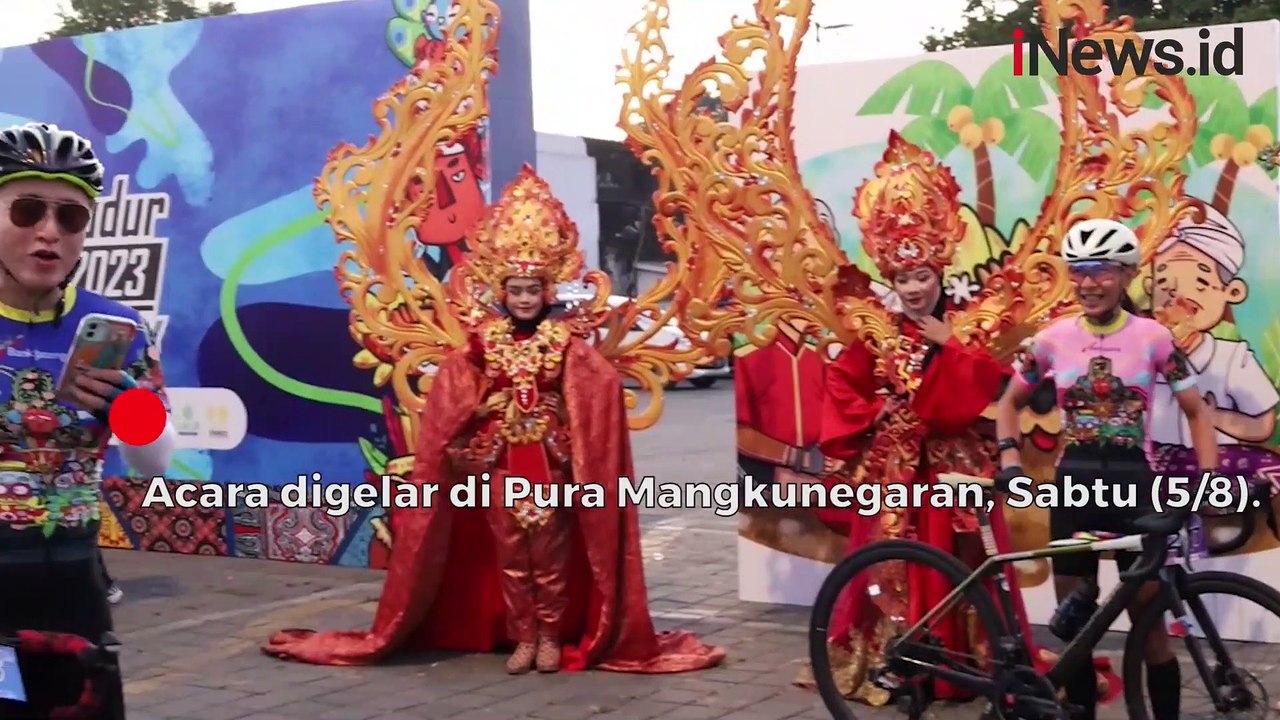 Bacapres Partai Perindo Ganjar Pranowo Lepas Atlet Tour De Borobudur Didampingi Gibran
