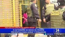 INPE anuncia los penales a los que serán trasladados Sada Goray y Mauricio Fernandini