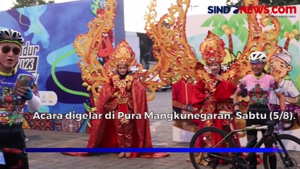 Video herunterladen: Begini Suasana saat Bacapres Partai Perindo Ganjar Pranowo Lepas Atlet Tour De Borobudur