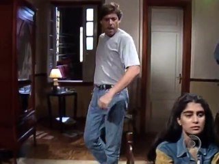 Novela Sonho Meu (1993) - Cláudia foge de Geraldo