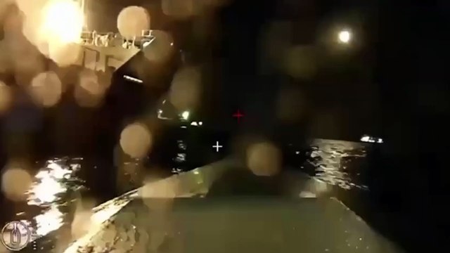 До атаки на російський танкер причетна СБУ: з'явилось епічне відео з морського дрона