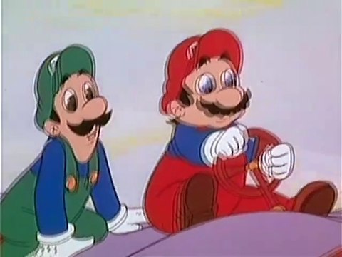 Super Mario Brothers Super Show 27 Mario & The Red Baron Koopa, NINTENDO game animation