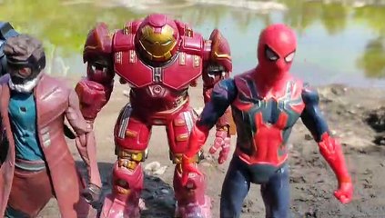 Avengers superheros Spiderman, Thanos, starlord, falcon, Deadpool