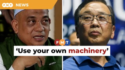 We’re short of people, use own machinery, PAS tells Lau