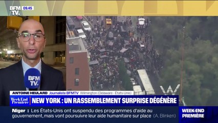 Un rassemblement surprise de 2000 personnes dégénère à Manhattan, aux États-Unis