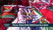 Penjual Bendera dan Pernak-pernik Merah Putih di Balikpapan Cari Peruntungan Jelang HUT RI