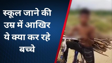 श्रावस्ती: स्कूल जाने की उम्र में ये बच्चे कर रहे ऐसा काम,स्कूल जाने के लिए चाहिए आधार