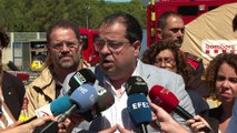 El conseller de Interior, Joan Ignasi Elena, habla sobre el incendio de Portbou