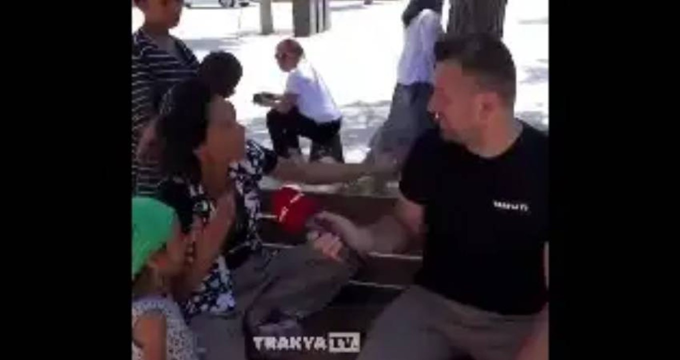 Sokak röportajında konuşan kadın: Aşığım ben Tayyip'e; kocam benim, sevgilim, hayatımın anlamı Tayyip