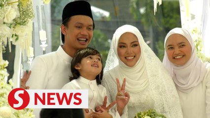 Shila Amzah and Ubai tie the knot
