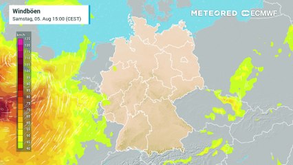 Sturm am Sonntag und Montag! HIER wird es gefährlich!