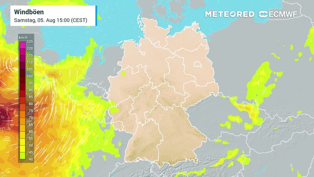 Sturm am Sonntag und Montag! HIER wird es gefährlich!