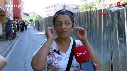 Sarıyer'de yol çöktü: 'Deprem oluyor zannettik'