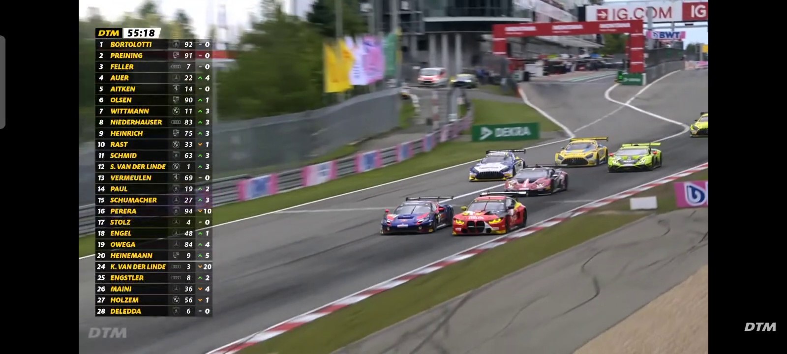 DTM 2023 Nurburgring Race 1 Epic Battle Schumacher Van Der Linde Vermeulen Others