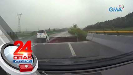 2 Sasakyan, nahulog mula sa naputol na tulay | 24 Oras Weekend