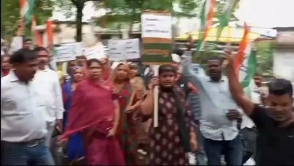 सिवनी: महिला कांग्रेस ने किया प्रदर्शन,सरकार पर साधा निशाना