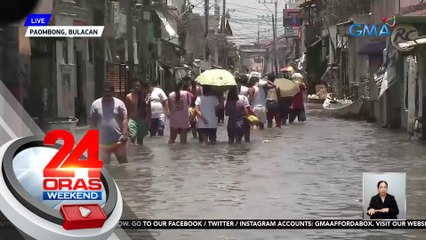 Mga taga-Bulacan, apektado pa rin ng baha; relief goods, pangunahing panawagan | 24 Oras Weekend