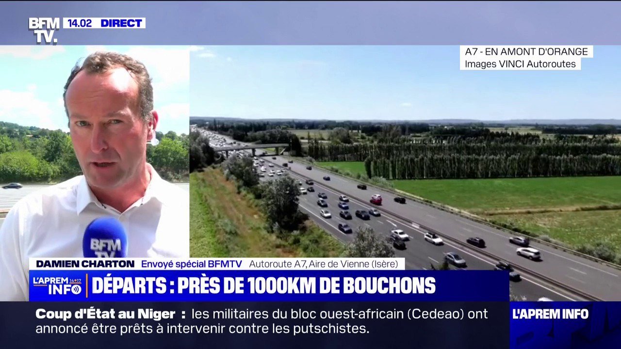 Journée classée noire sur les routes: près de 1000 km de bouchons cumulés à la mi-journée