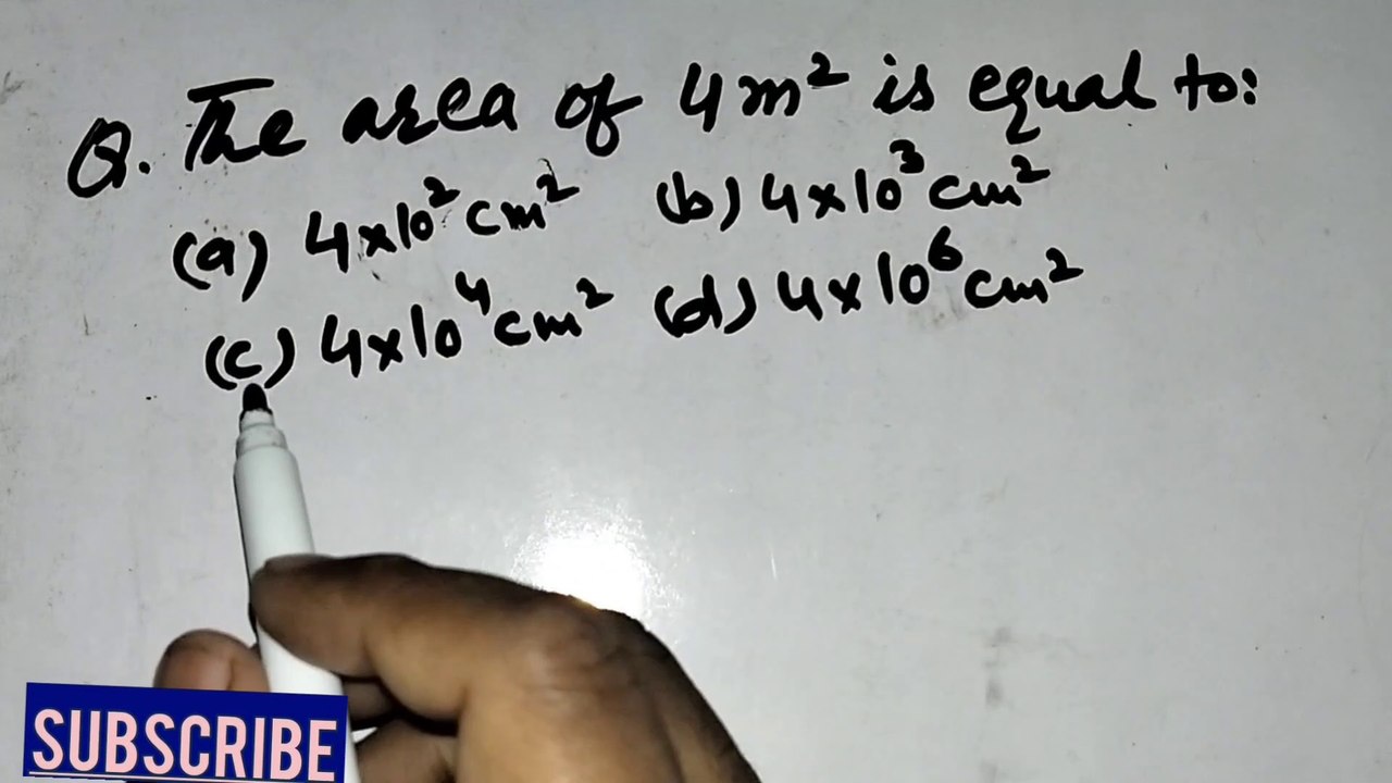 The area of 4m² is equal to_-_The area of 4 meter square is equal to ...