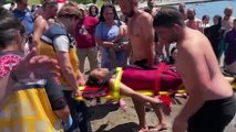 Sinop'ta bir kişi boğulma tehlikesi geçirdi