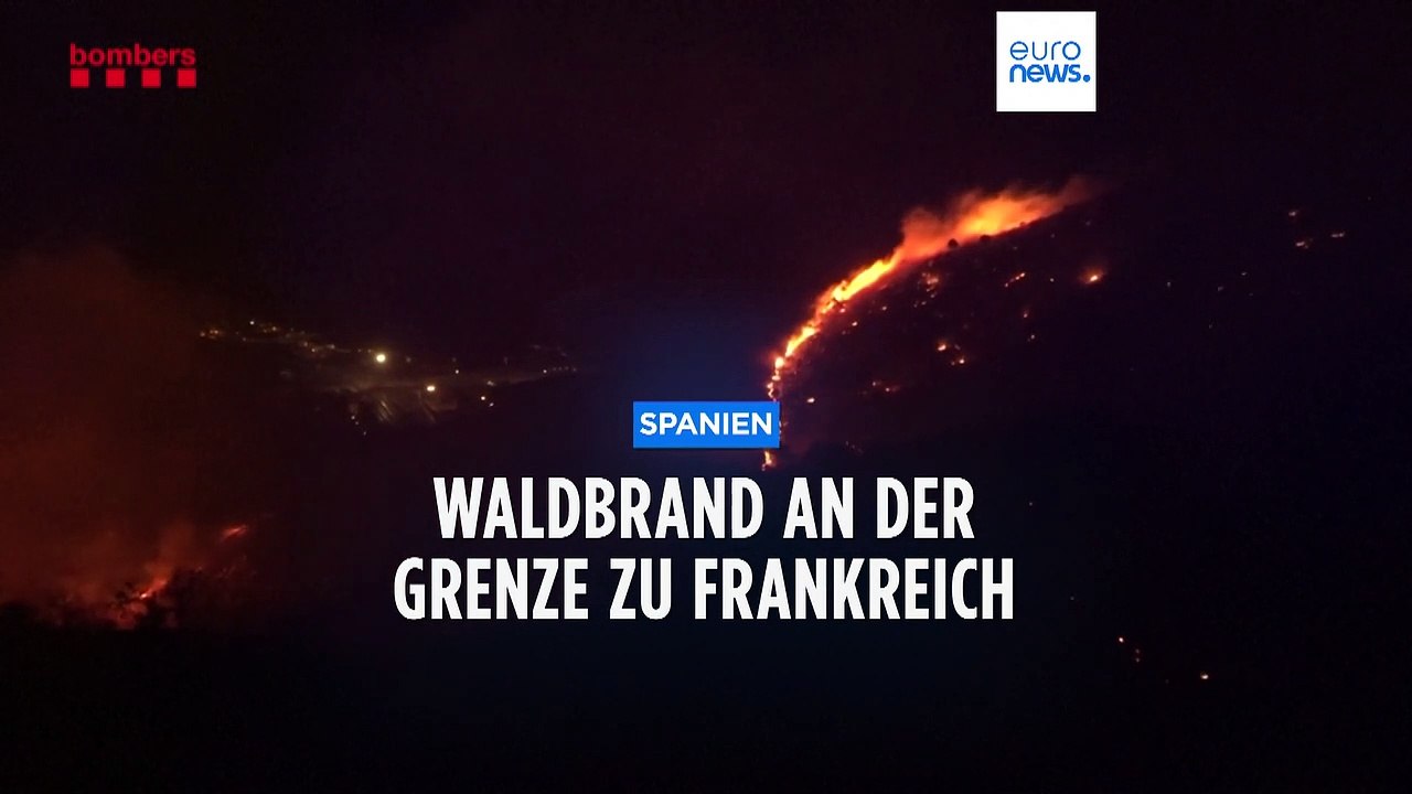 Flammenmeer an katalanischer Küste: Flucht vom Campingplatz
