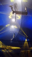 Trapeze Artist Falls Into Crowd