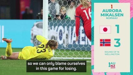 Norway can 'only blame themselves' for Japan loss admits Mikalsen