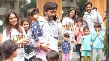 Riteish Deshmukh ने किया Birthday Celebrate, बच्चों ने Paps को हाथ जोड़कर किया Namaste । FilmiBeat