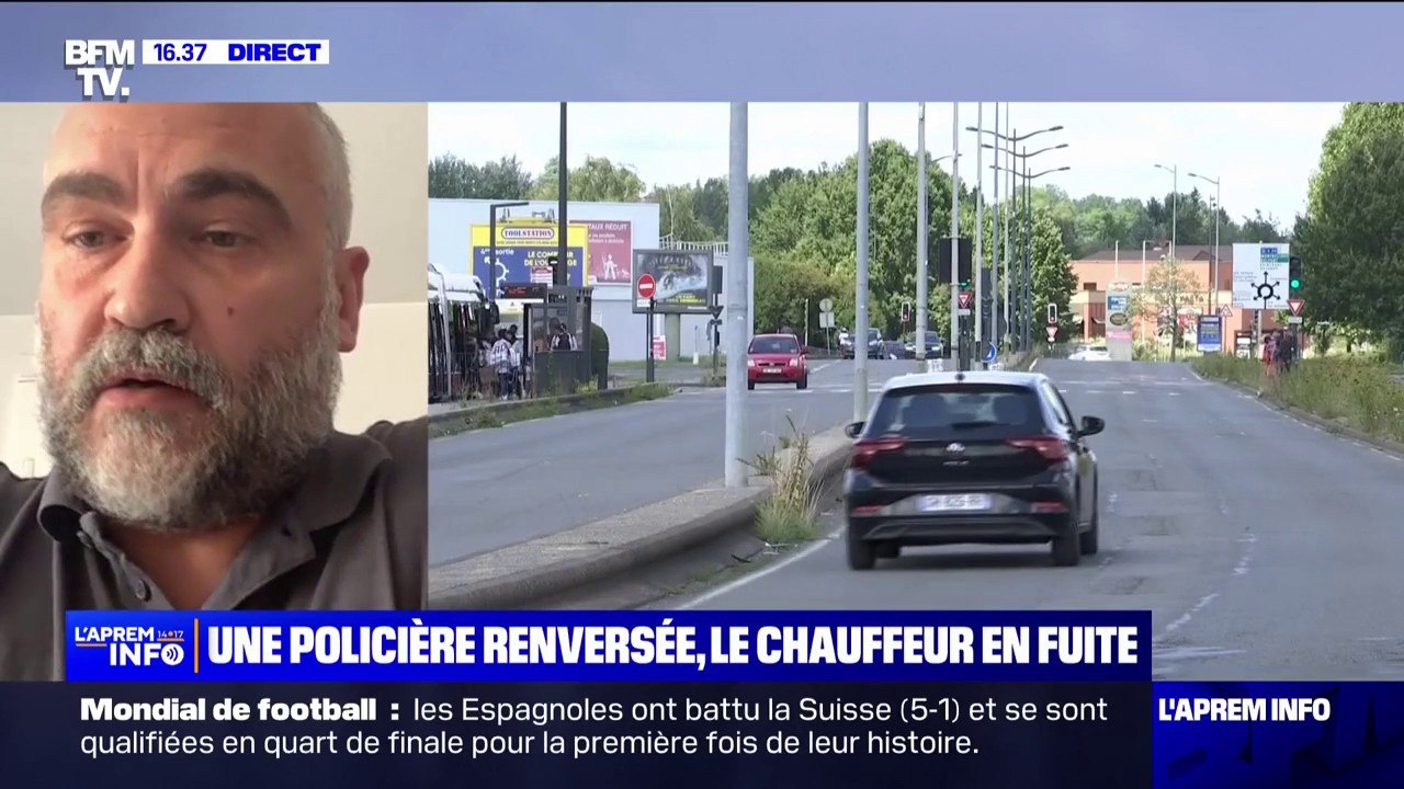 Policière percutée par un automobiliste dans le Doubs: "Elle est rentrée chez elle, elle se repose auprès de sa famille", affirme Christophe Dallongeville (Alliance)