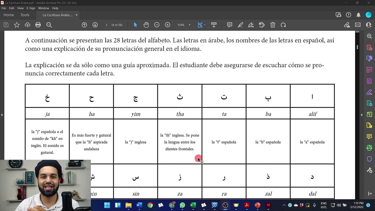 01. Leer el Corán en árabe - Lección #1: Las letras árabes