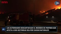 Las autoridades descartan que el incendio de Portbou que afecta a 500 hectáreas sea por causas naturales