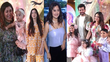 Gauhar Khan, Rashmi Desai, Debina Bonnerjee and many more reached at Tara Bhanushali Birthday Party