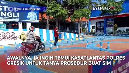 Pengakuan Emak-Emak Viral Ngamuk ke Polisi Anaknya 13 Kali Gagal Ujian Praktik SIM