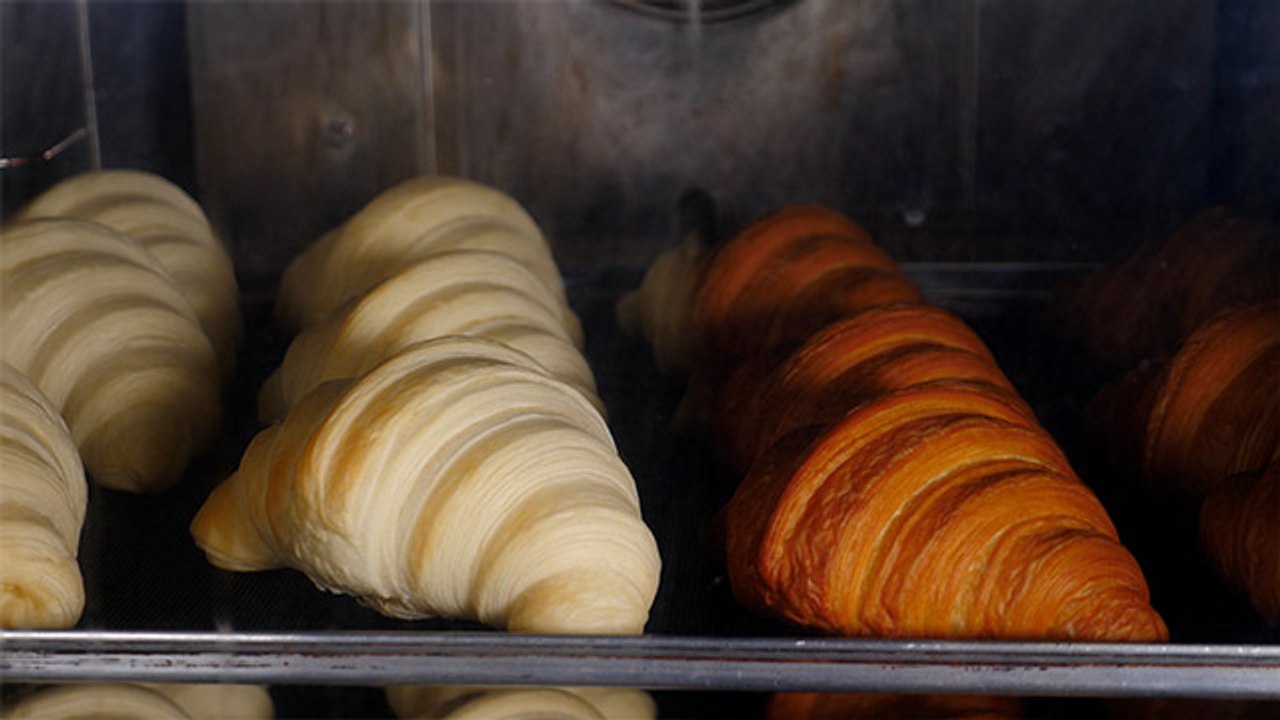 Baking Croissants Time Lapse Croissants Baking Time Lapse Bread